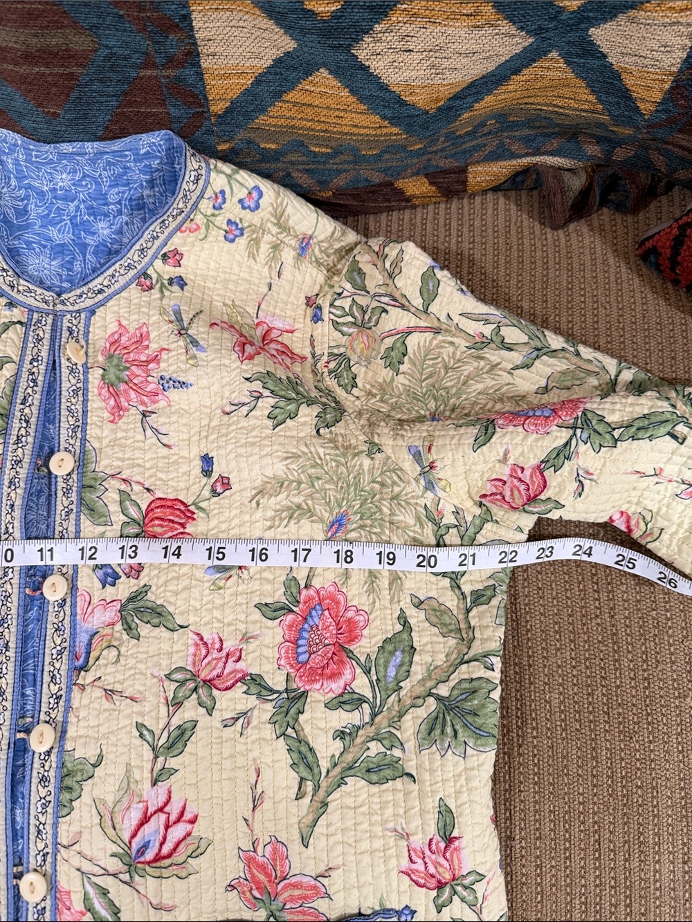 Reversible Floral Quilted Jacket - Picture 5 of 6